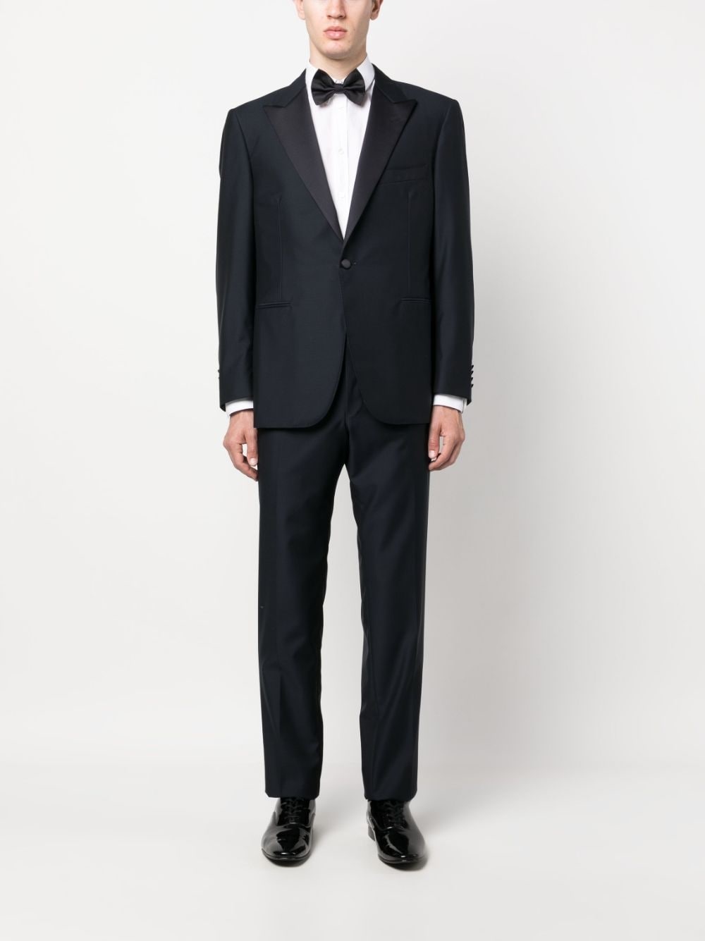 single-breasted wool suit - 2