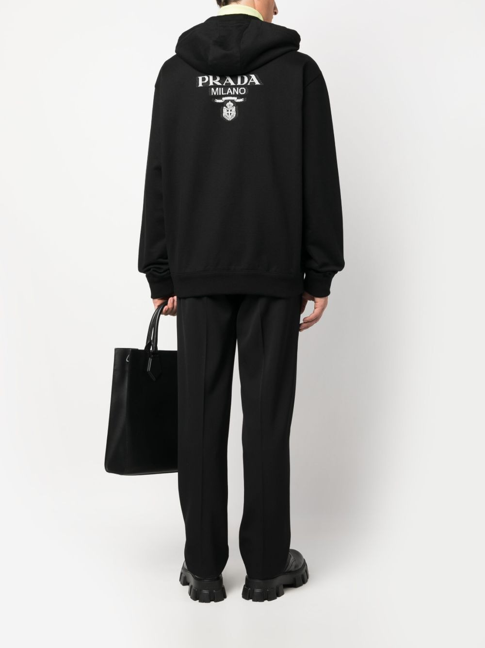 Re-Nylon logo-print hoodie - 2