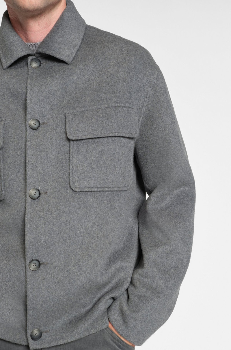 MELANGE RELAXED-FIT JACKET IN A WOOL BLEND 6