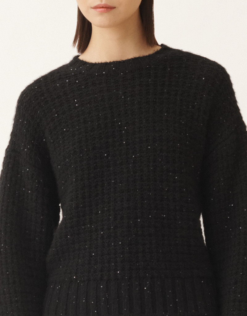 Platinum sweater with sequins 5