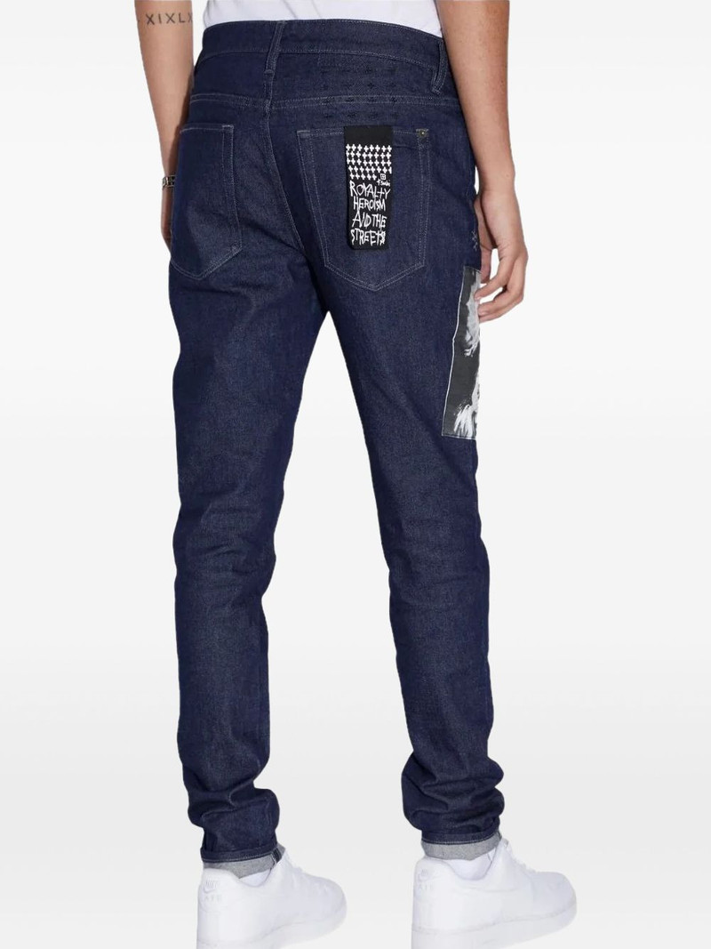 Ksubi Saint Jean patchwork straight-leg jeans outlook