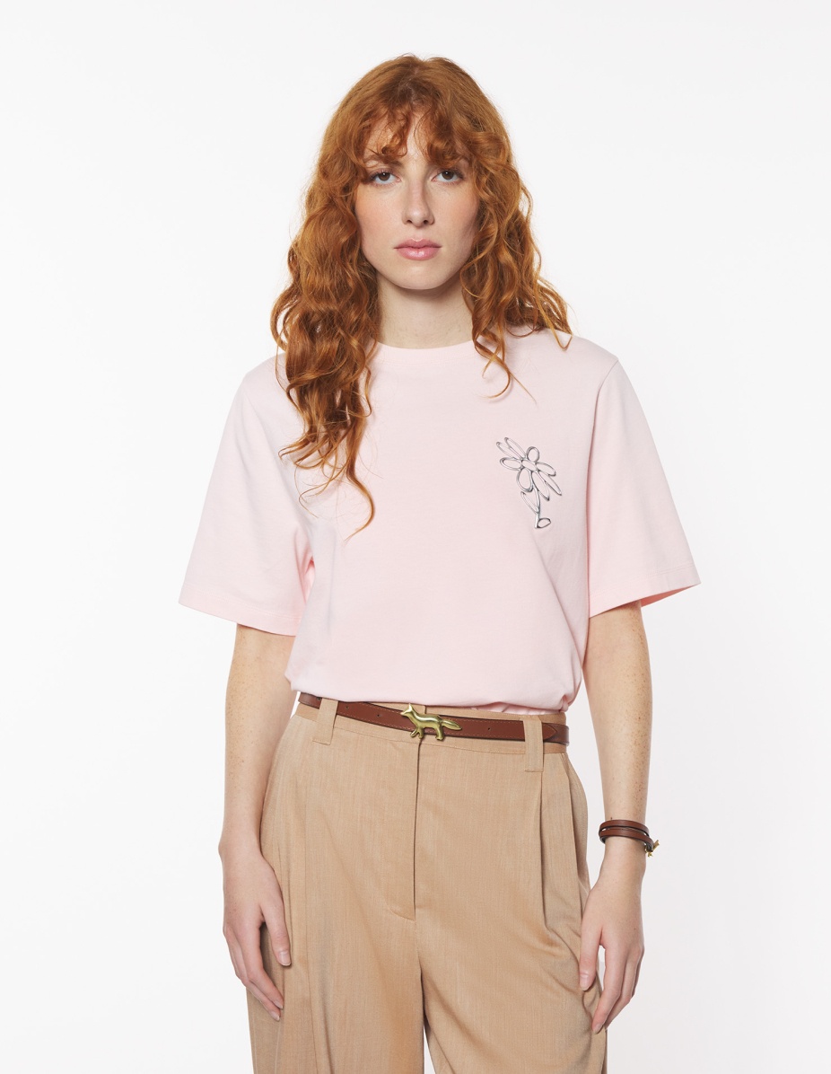 METALLIC DAISY COMFORT TEE-SHIRT - 3