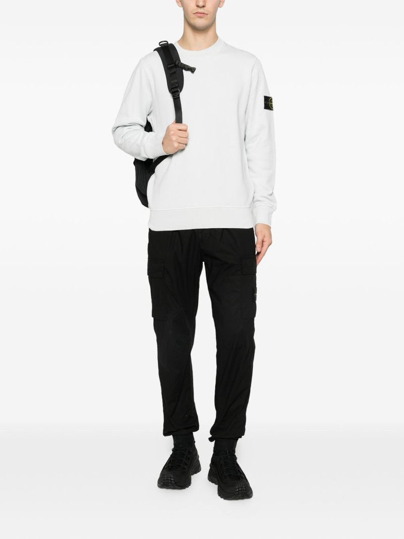 Stone Island logo-patch sweatshirt outlook