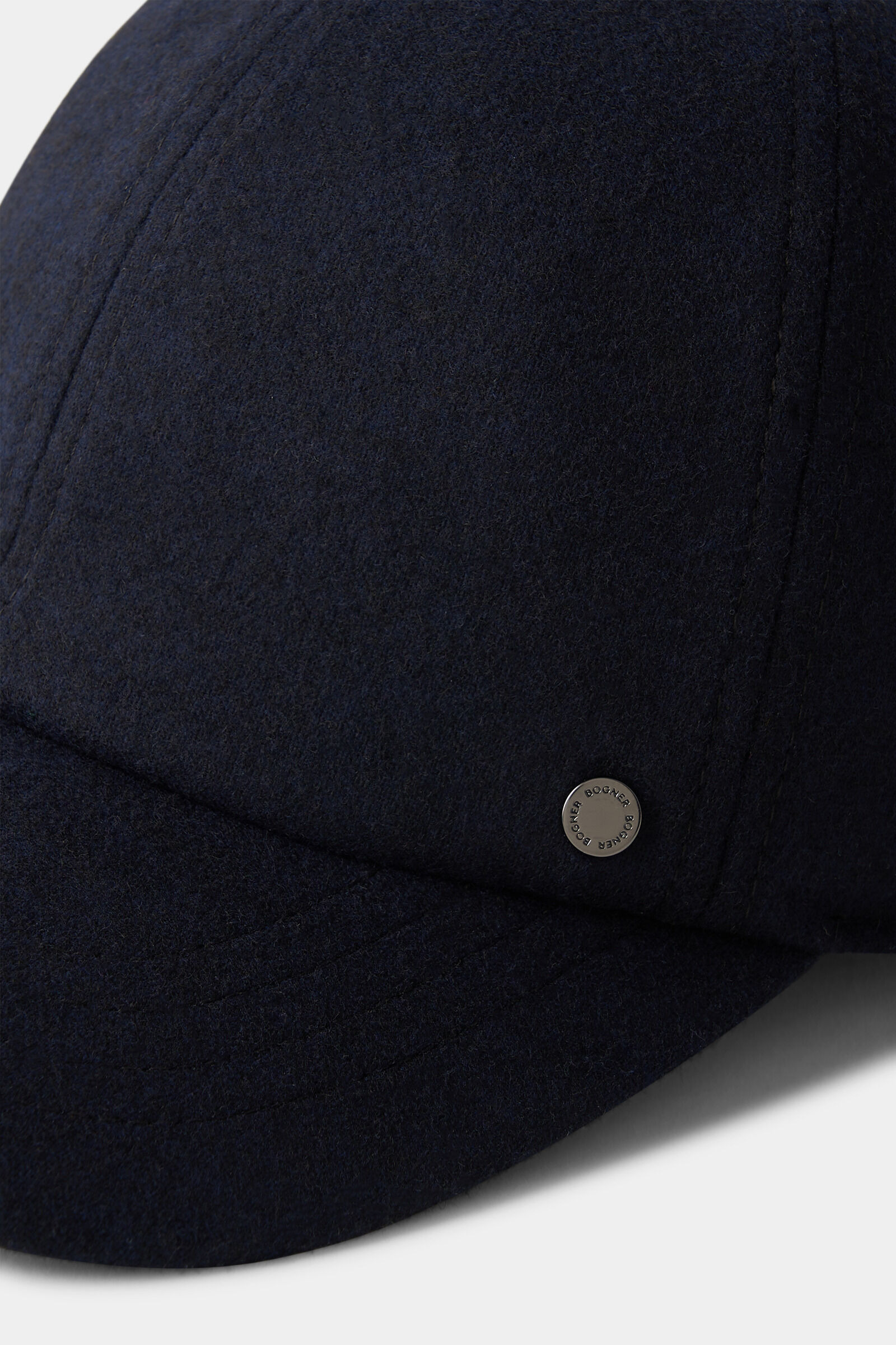 Ralf flannel cap in Navy blue - 4