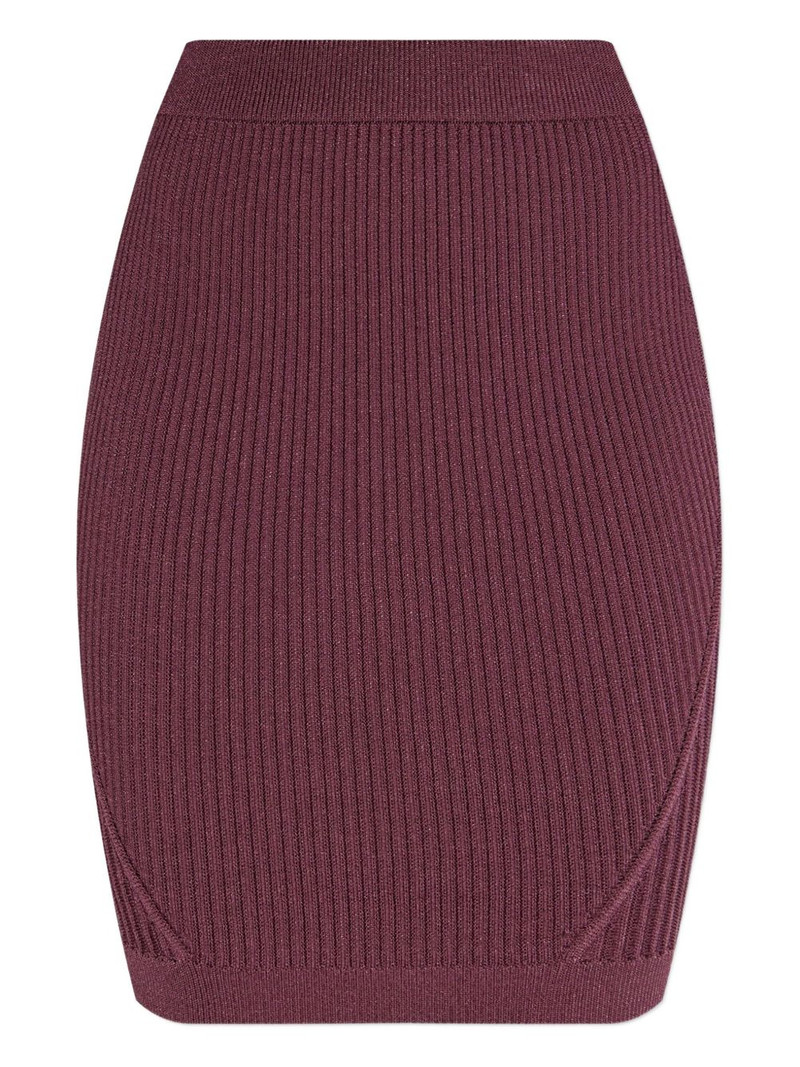 ribbed mini skirt 1