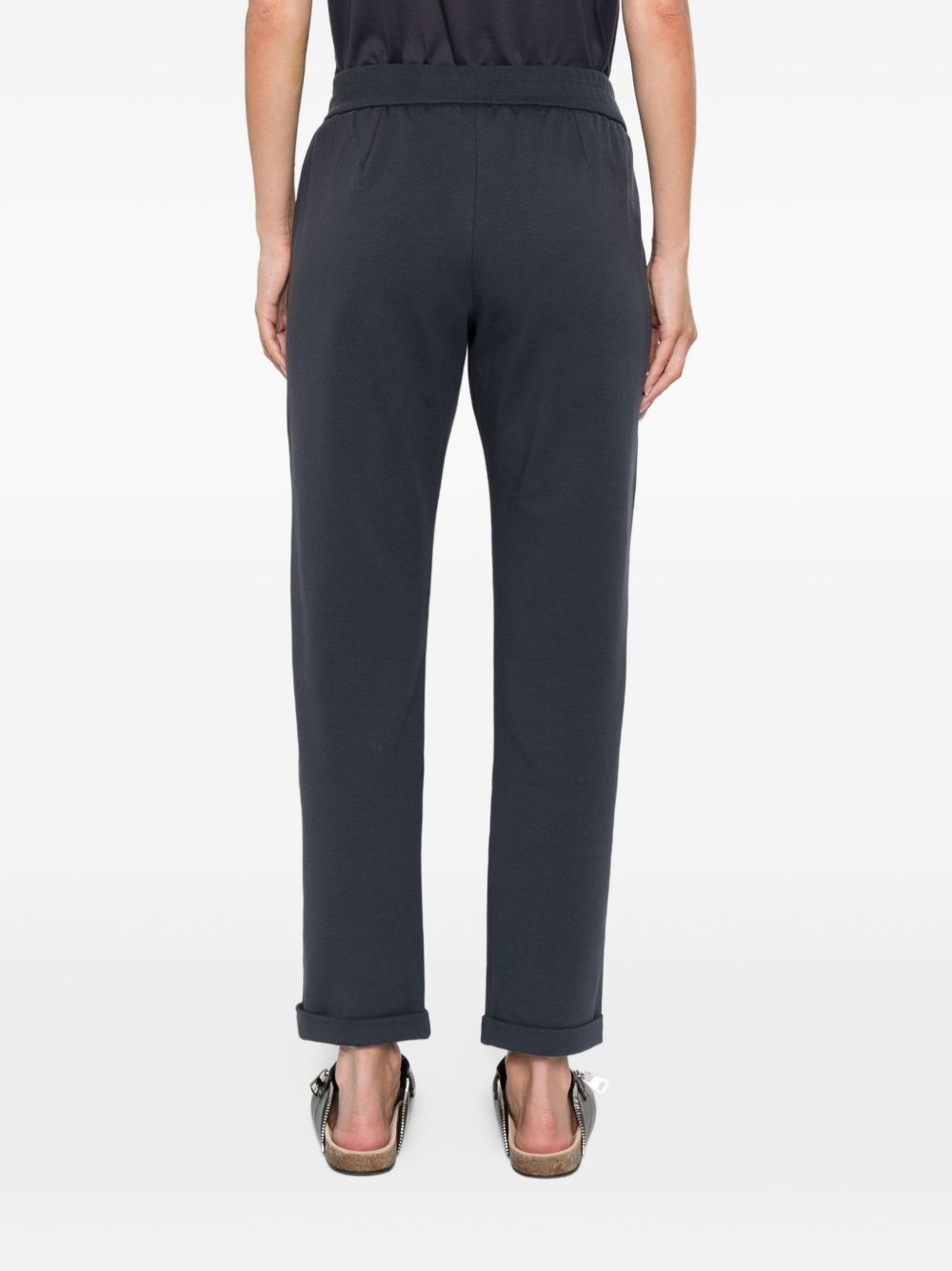 drawstring-waist trousers - 4