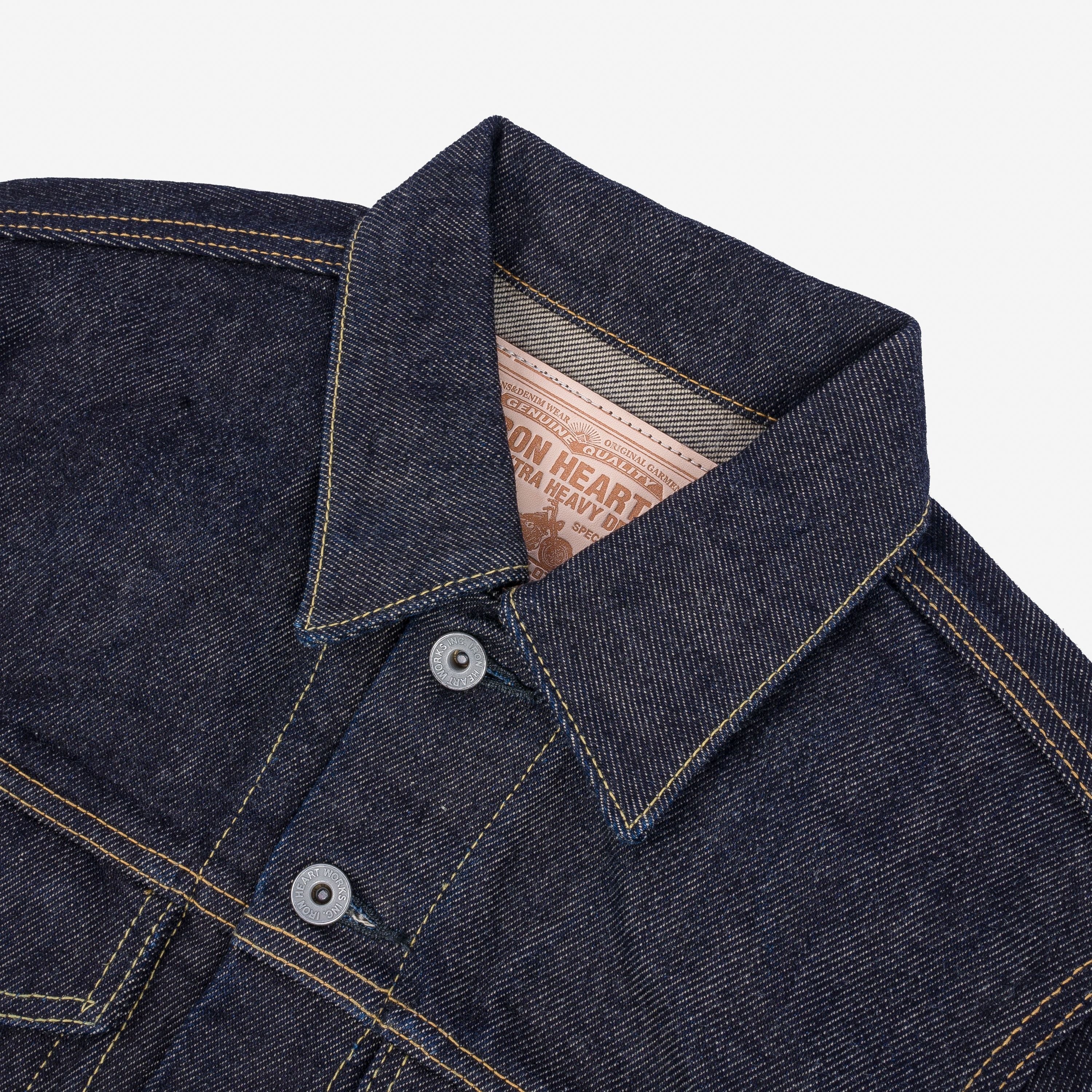 IH-536PJ 21oz Selvedge Denim Modified Type III Jacket Indigo - 2