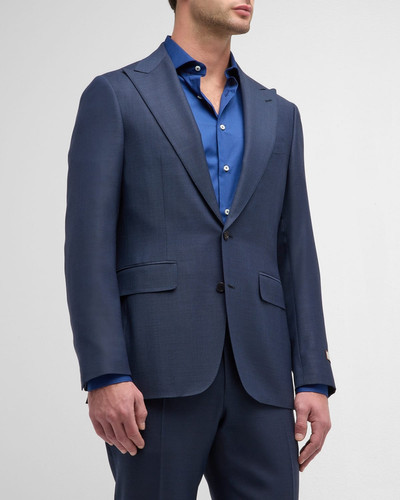 Canali Men's Textured Super 130s Wool Suit outlook