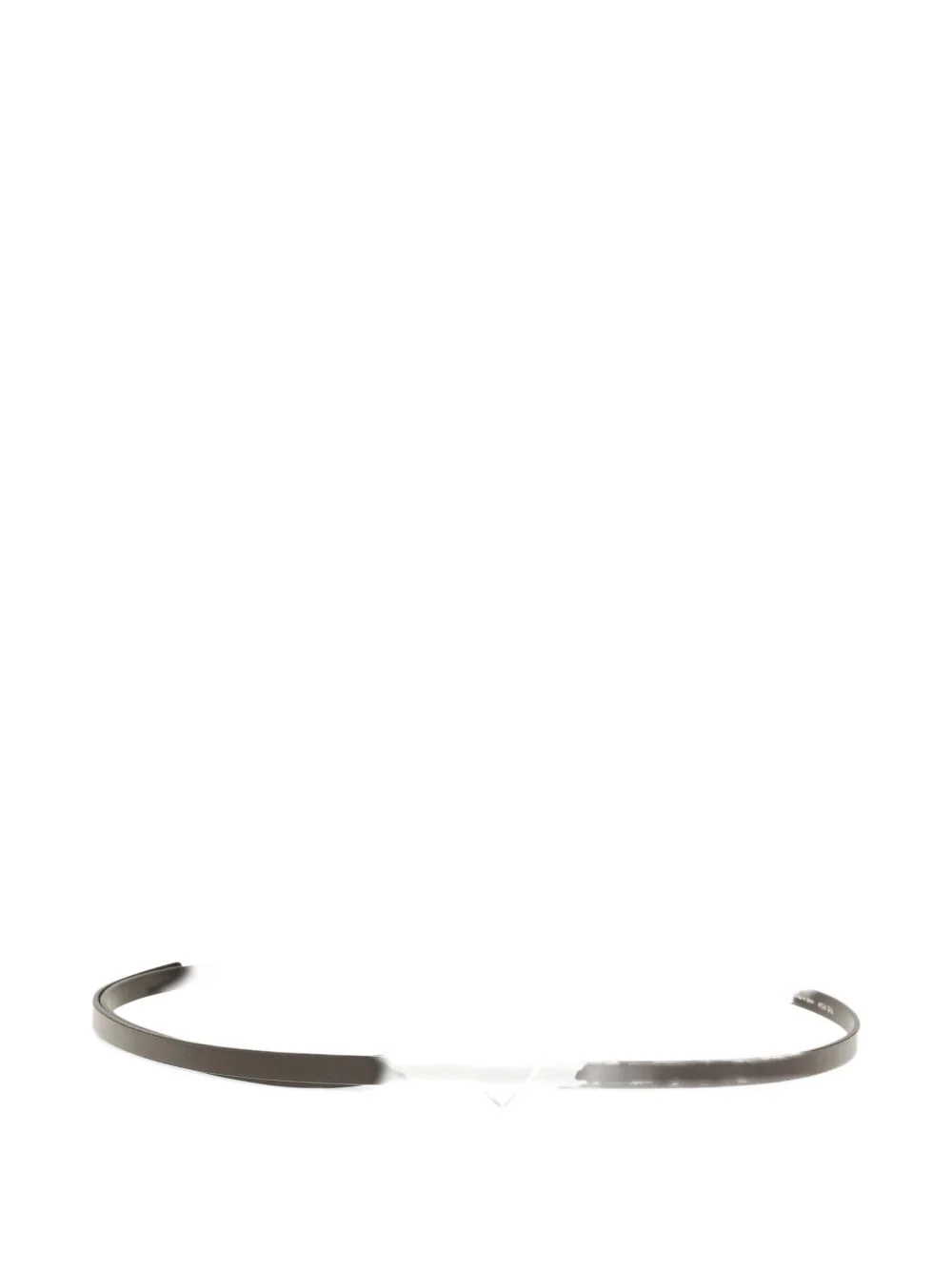 Rhombus leather belt - 1