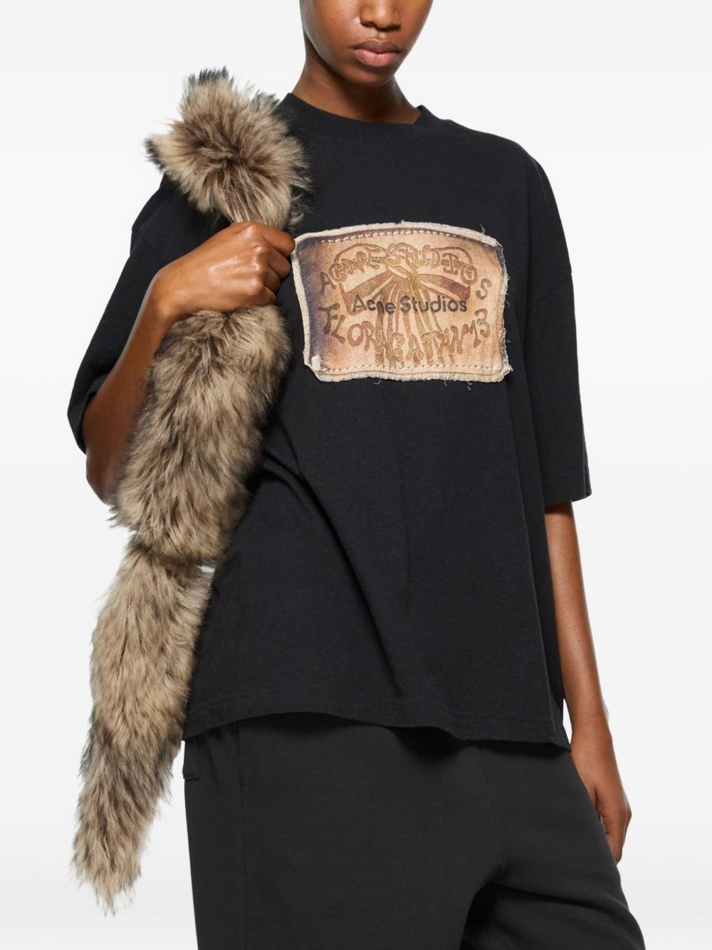 graphic-detail organic-cotton T-shirt - 4