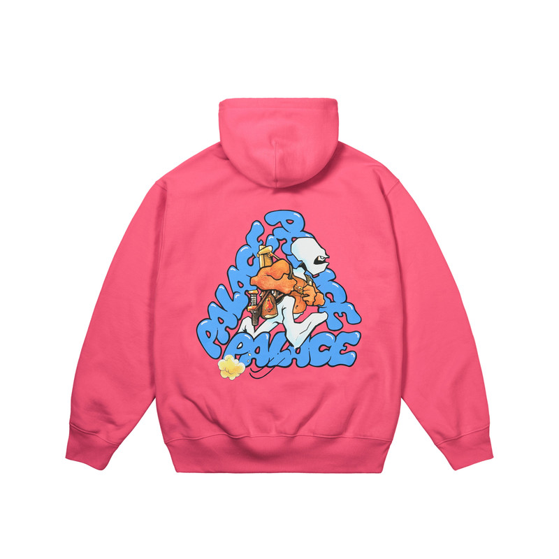 PALACE MARK BODĒ HOOD POSH PINK outlook