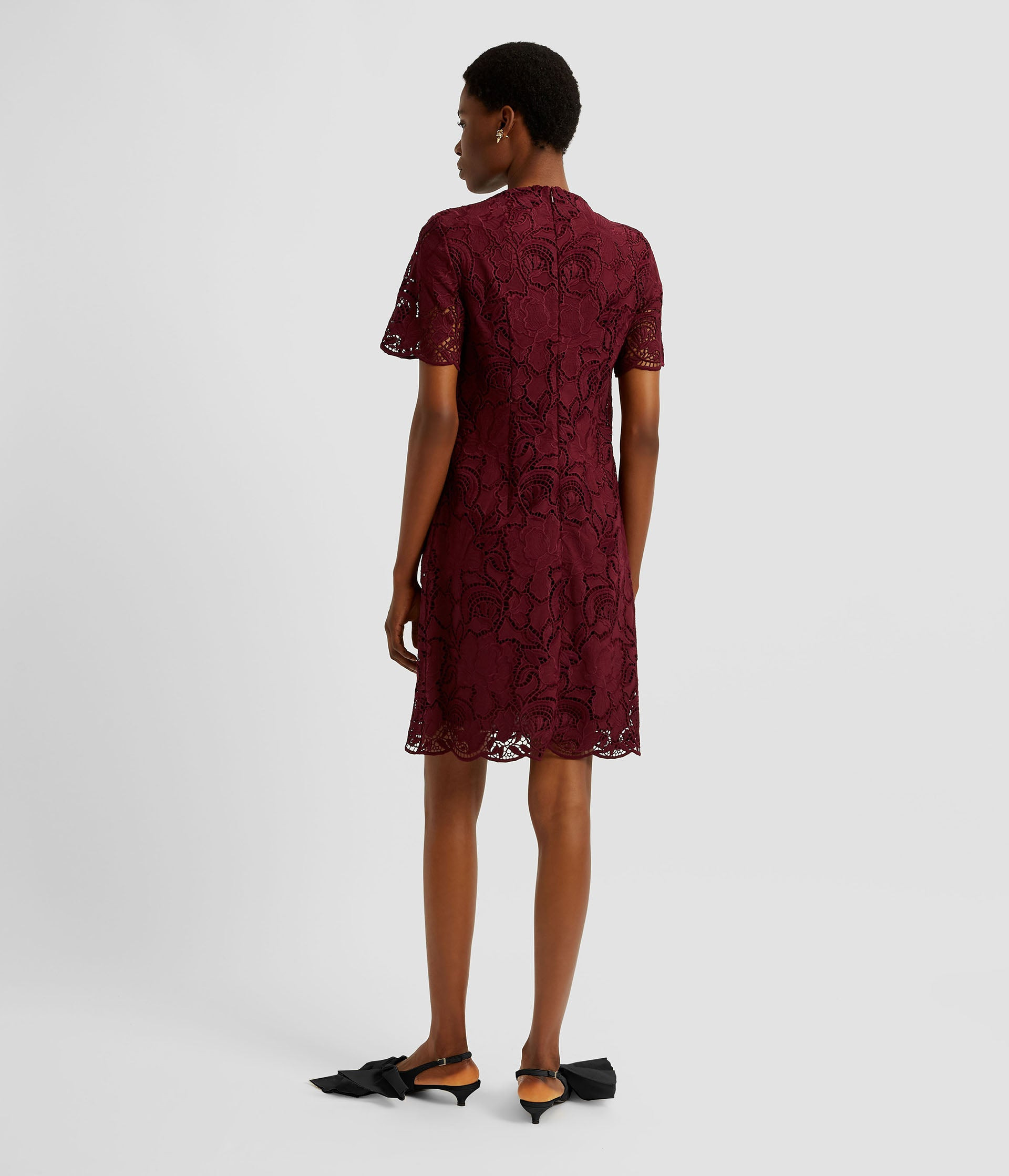 SHORT SLEEVE MINI DRESS - 3