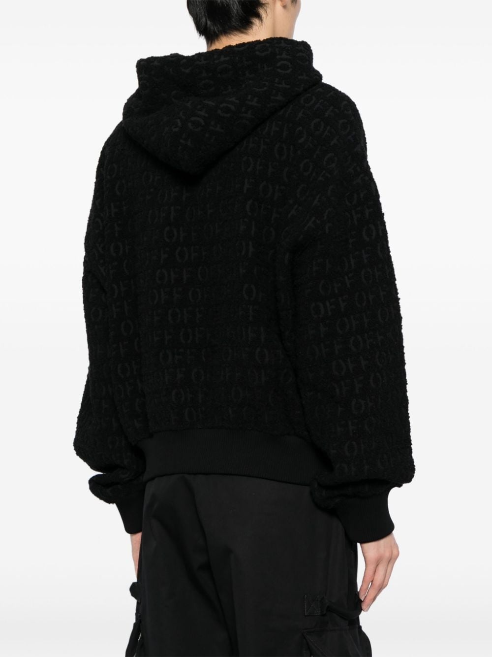 logo print hoodie - 4