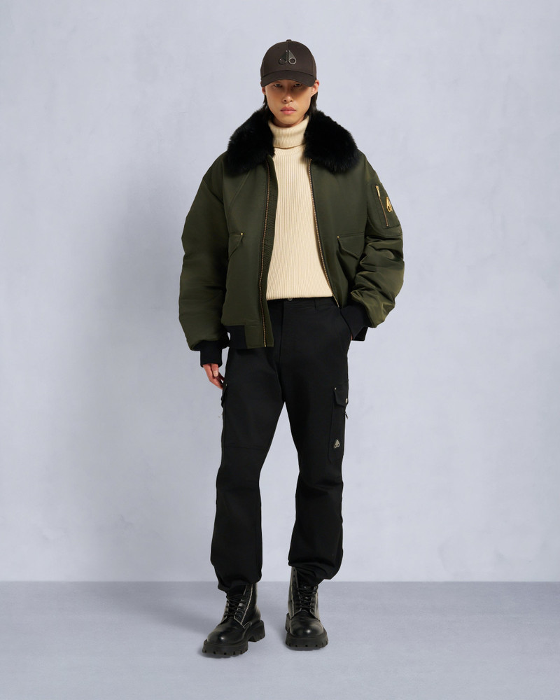 MOOSE KNUCKLES GOLD SERIES LUDO BOMBER JACKET outlook