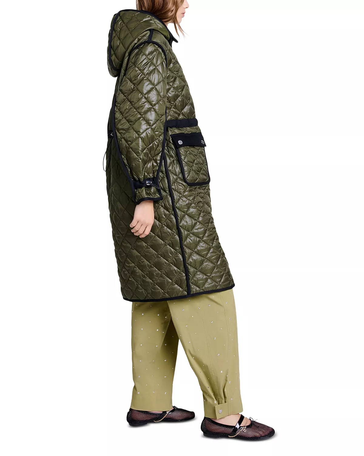 Geoda Long Hooded Puffer Jacket - 5