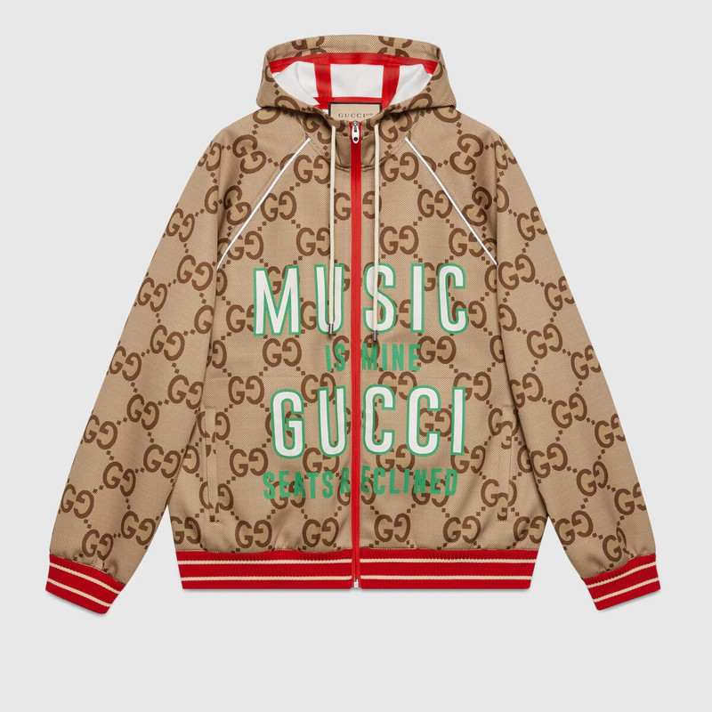 Gucci 100 GG neoprene 재킷 - 1