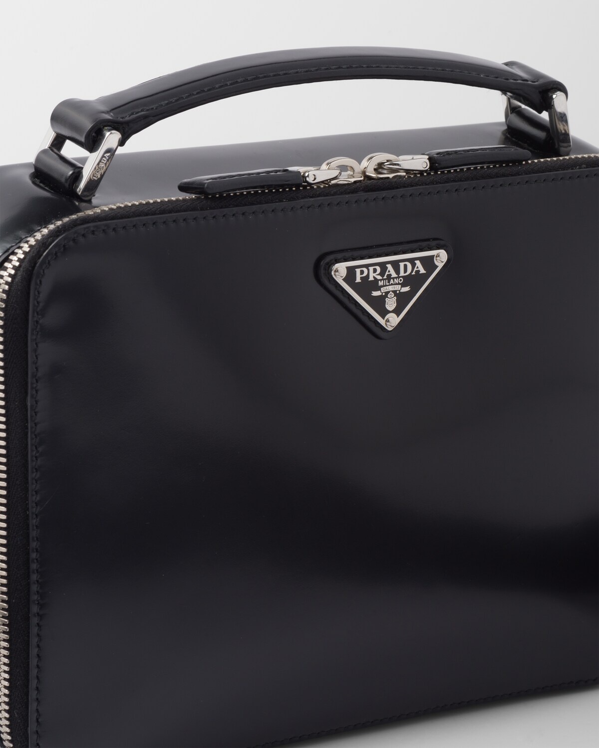 Prada Brique brushed leather bag - 7