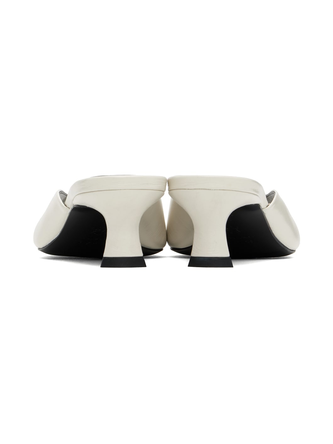 White Wendy Mules - 2