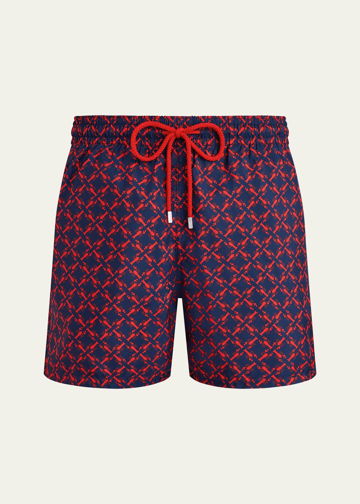 Men's Micro Lobster-Print Swim Shorts - 1