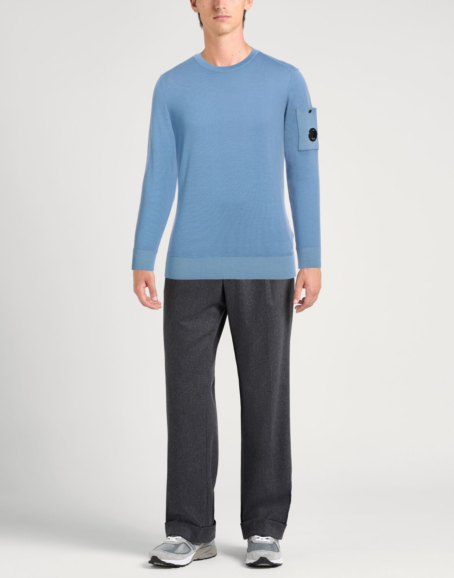 Military green Men's Sweater - 2