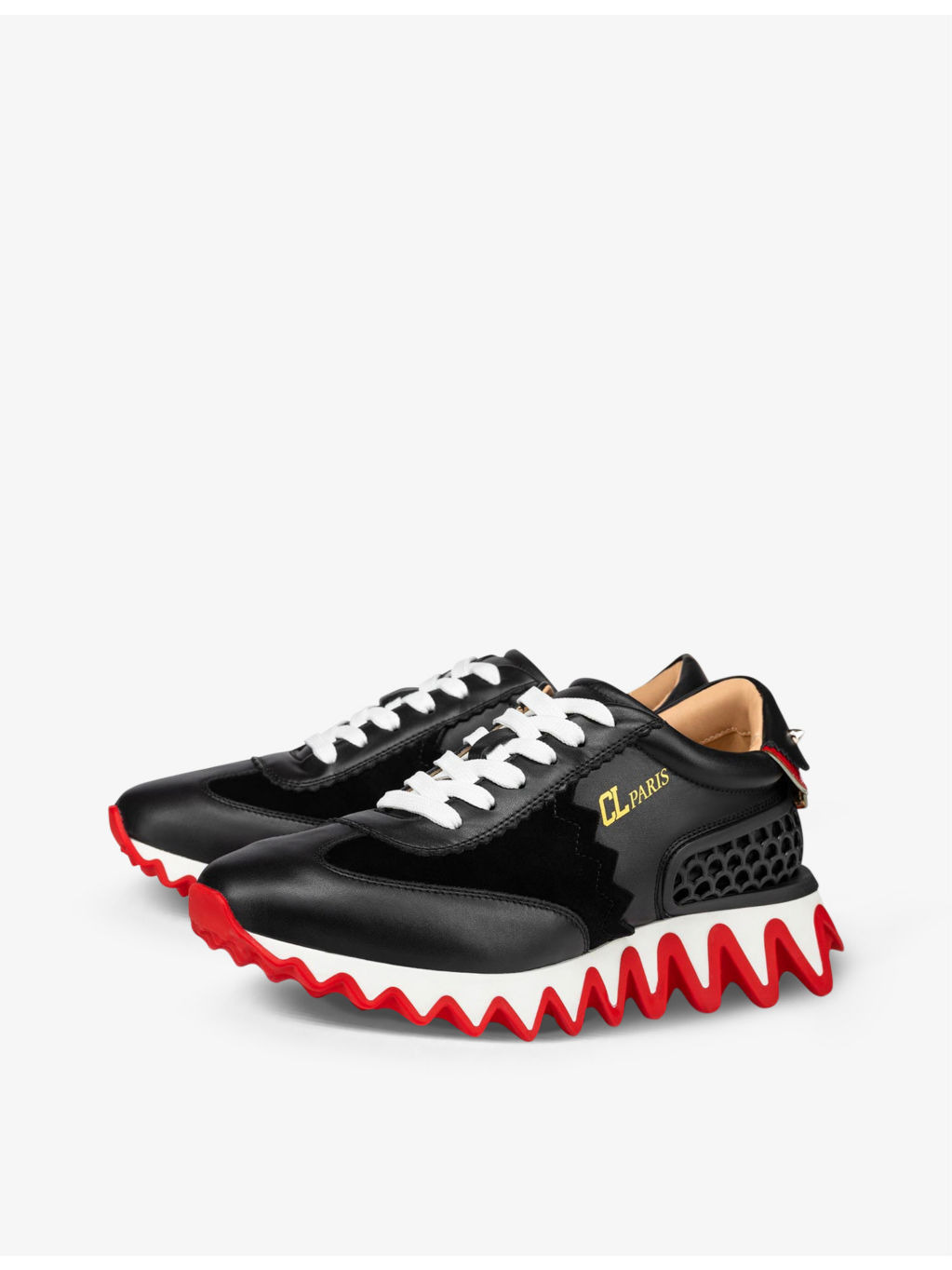 Loubishark Donna leather trainers - 3
