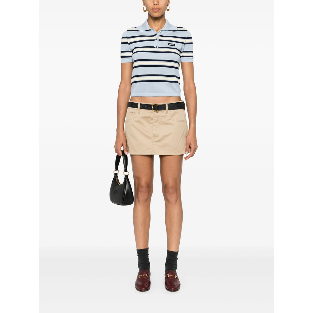 Miu Miu Neutrals Skirts - Straight Skirts Women - 4