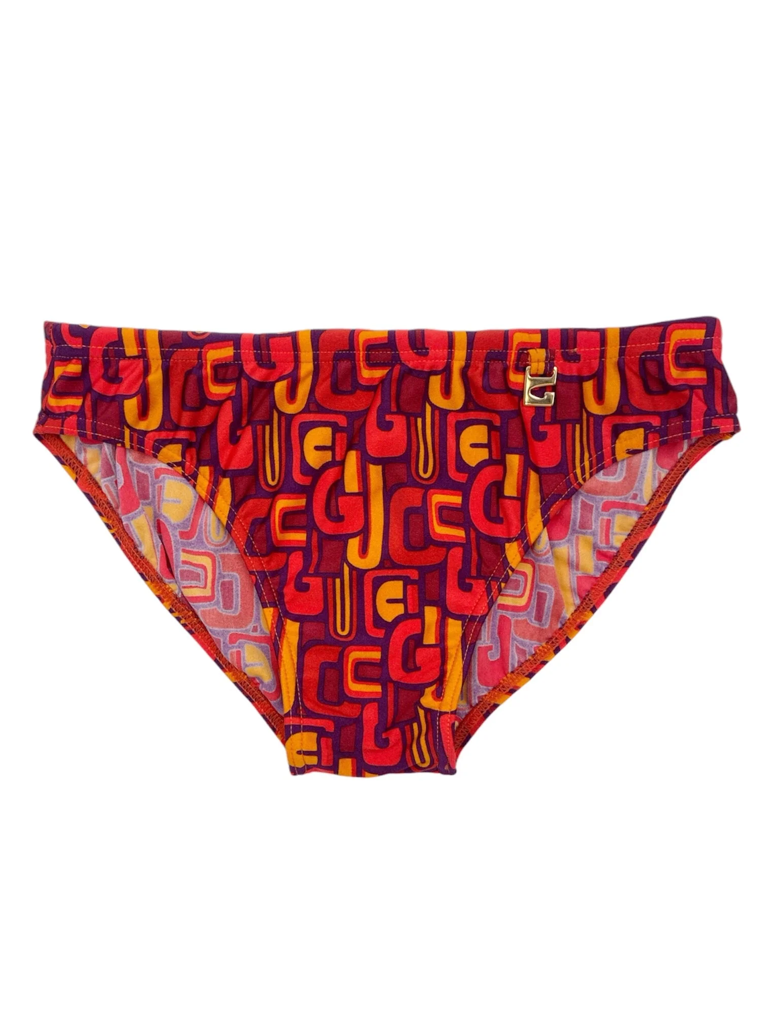 BWNT Gucci Spring 1997 Tom Ford Psychedelic Logo Swim Briefs M - 1