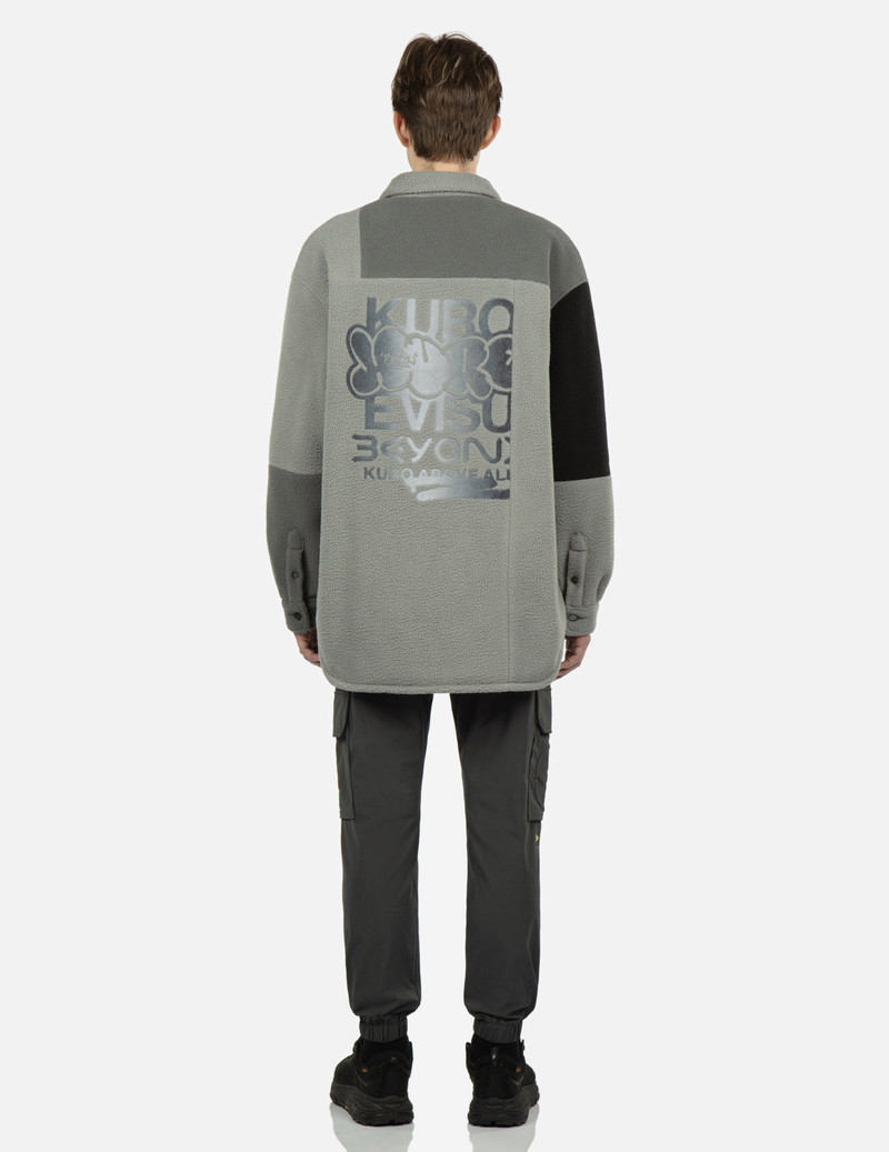 Colorblock Fleece Shirt Jacket 6