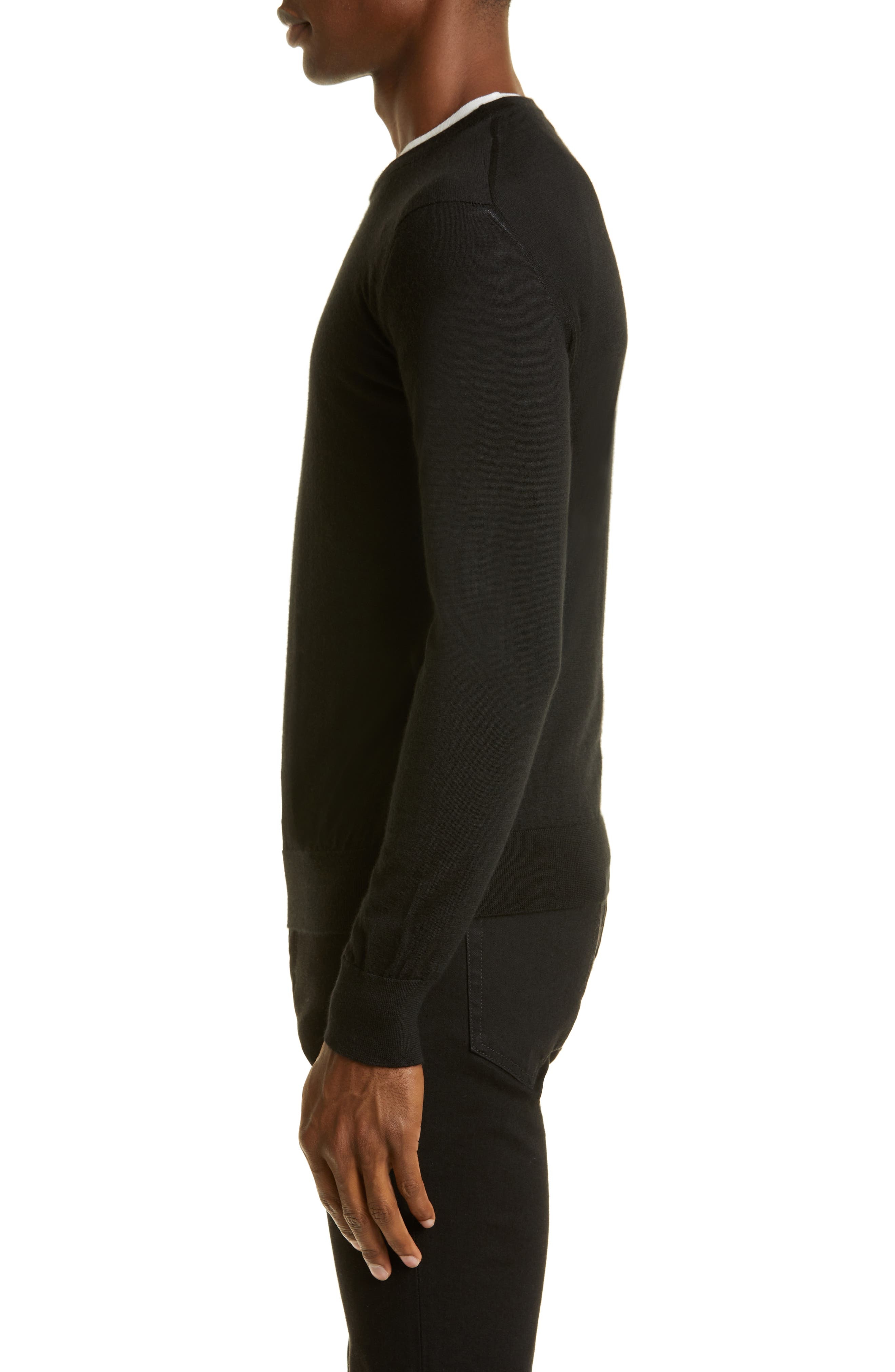 Men's Cashseta Cashmere & Silk Sweater - 3
