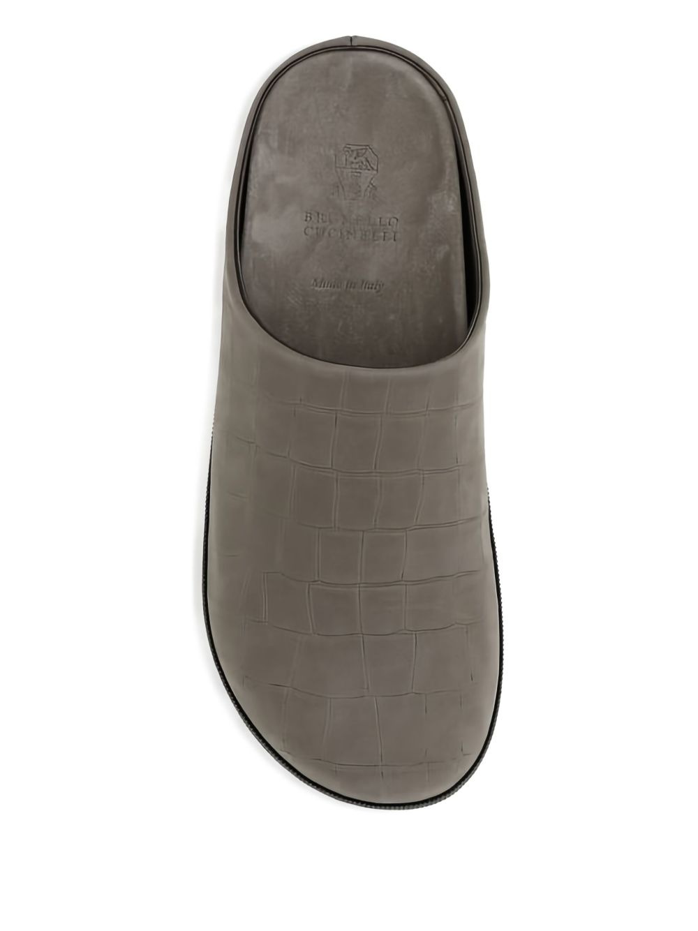 Monili chain-detail flat mules - 2