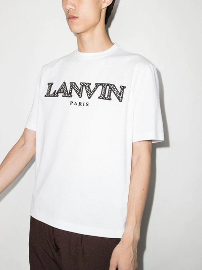 Lanvin logo-embroidered short-sleeve T-shirt outlook