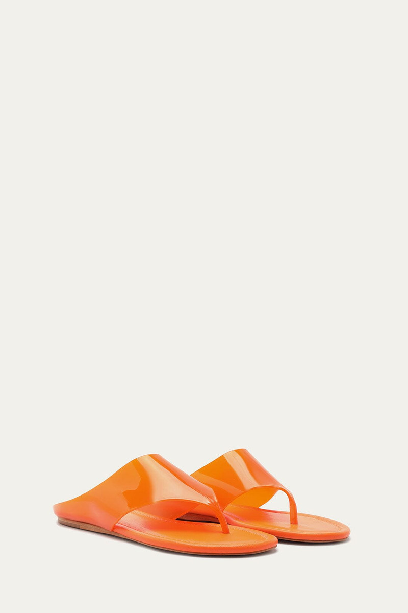FARM RIO Orange Jelly Flat Sandal outlook