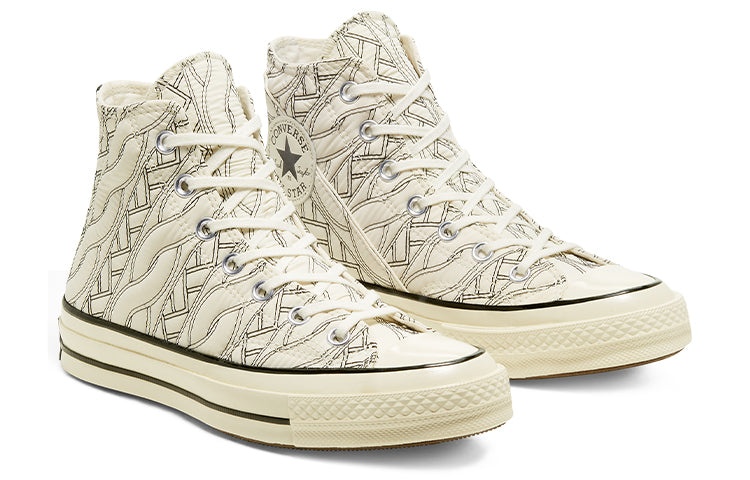 (WMNS) Converse Chuck 70 High 'Runway Cable - Egret Black' 568674C - 3