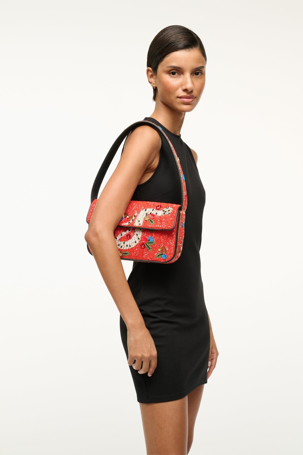 STAUD TOMMY BEADED BAG YEAR OF THE SNAKE - 4