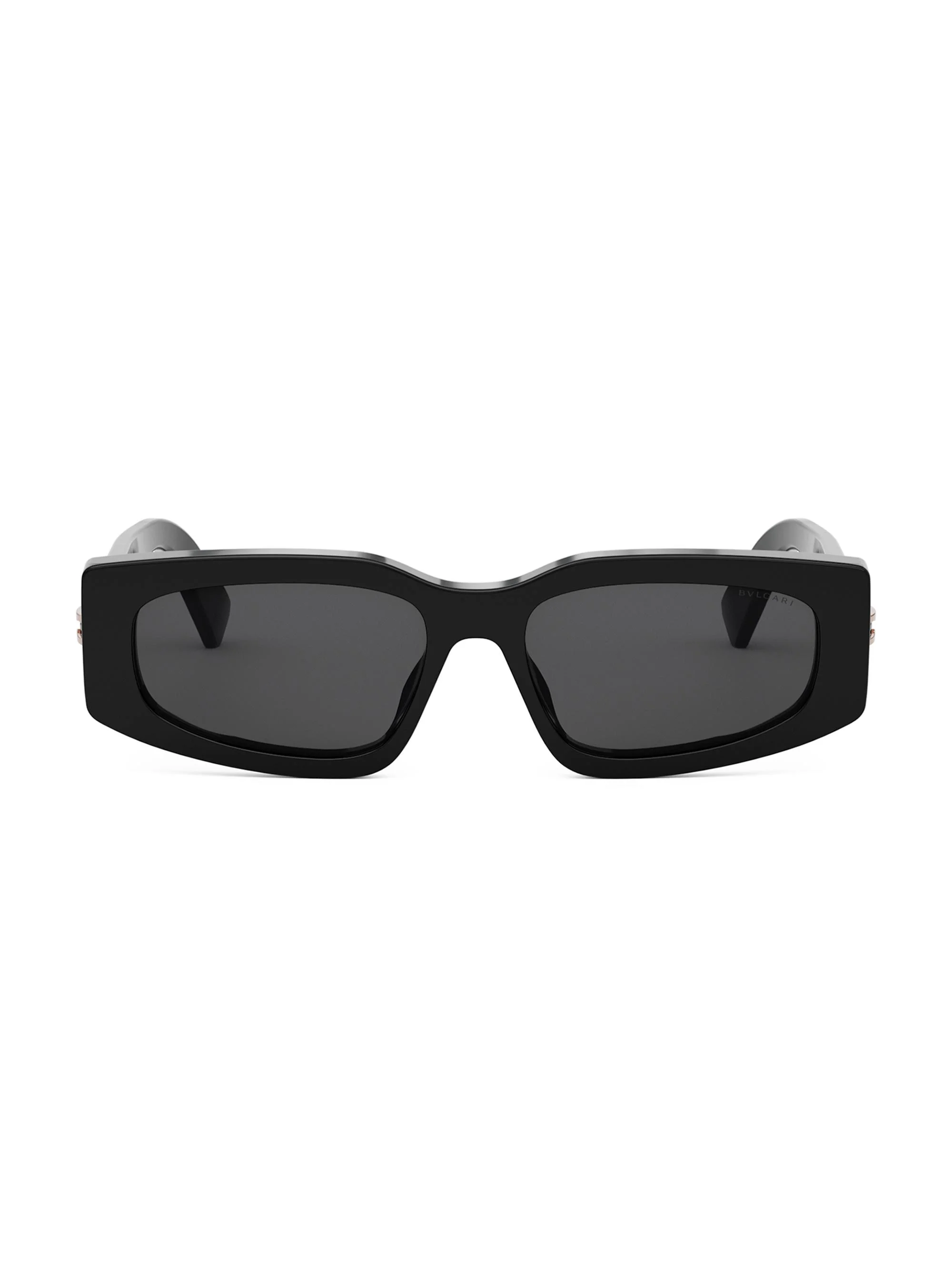Women's B. ZERO1 54MM Rectangular Sunglasses - Black Dark Grey - 1