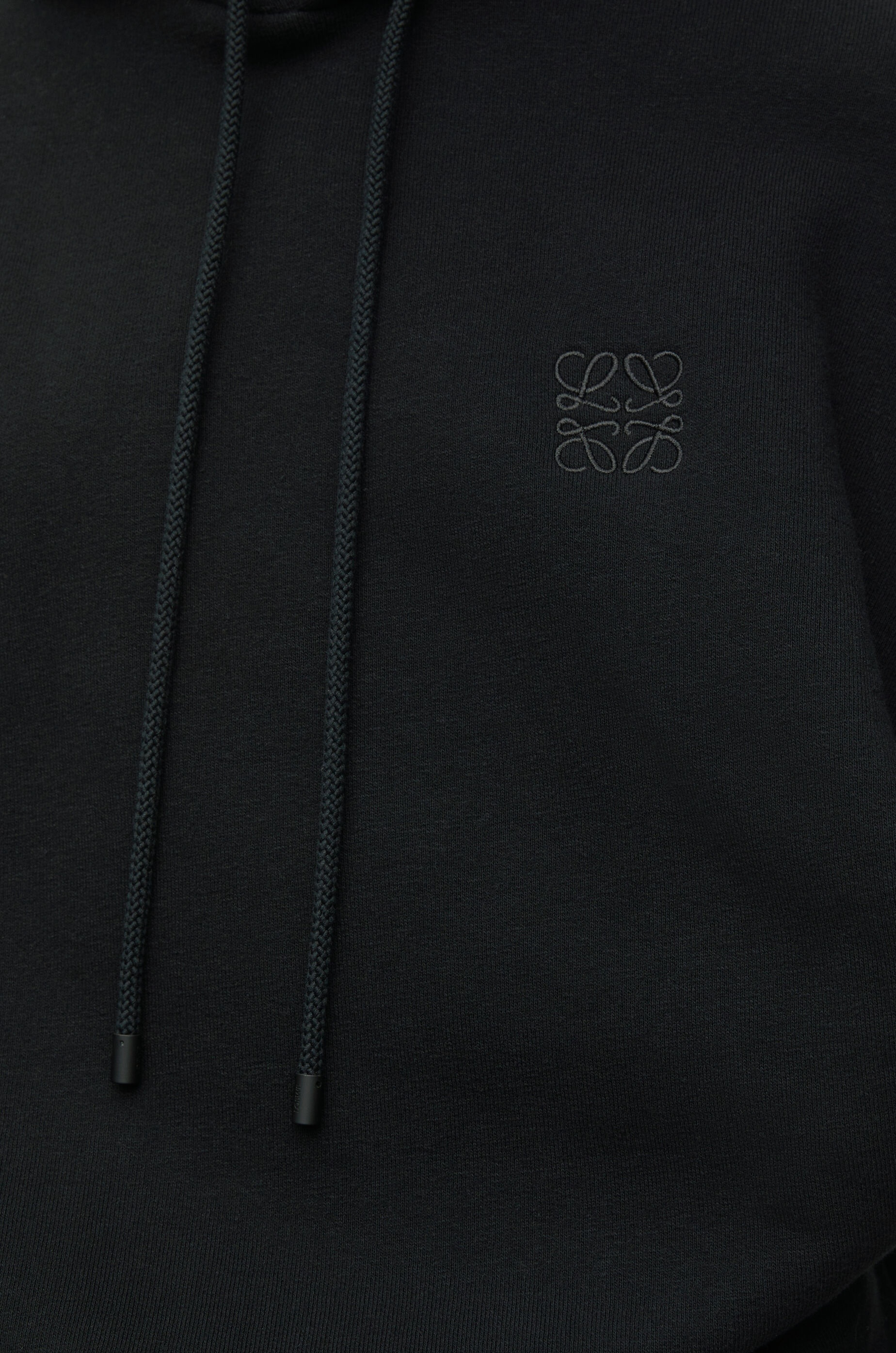 Draped hoodie in cotton - 5