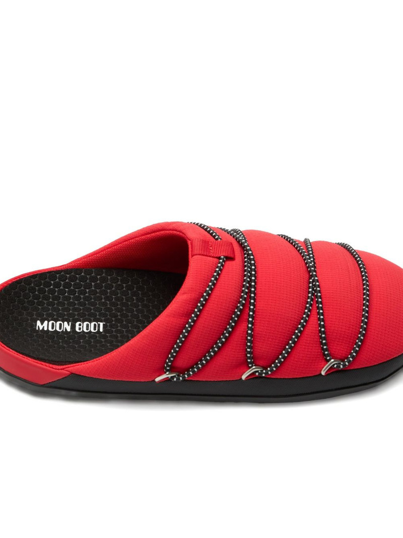 quilted lace-up slippers 3