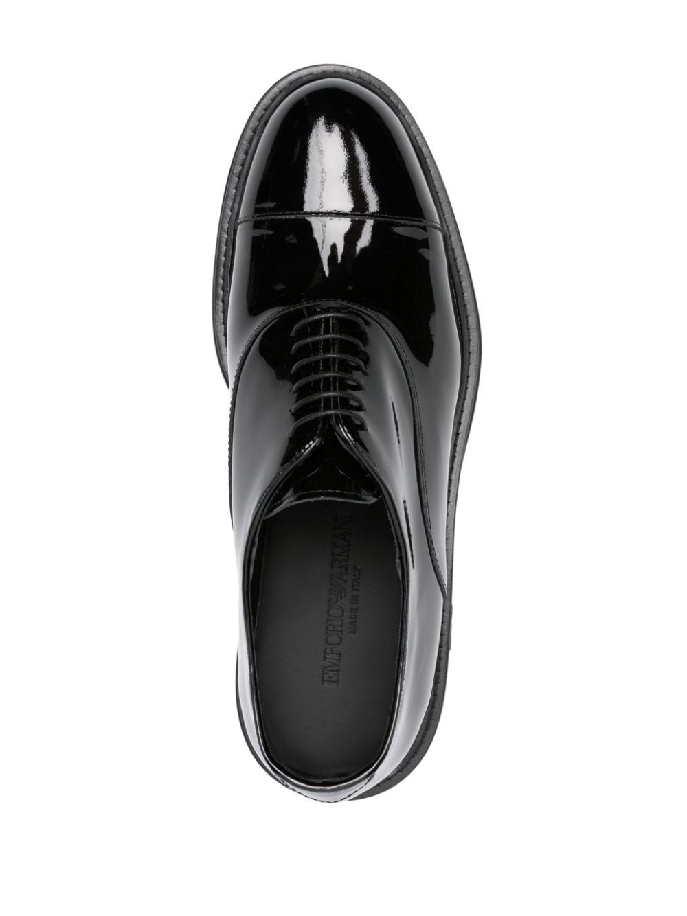 patent-leather oxford shoes - 4