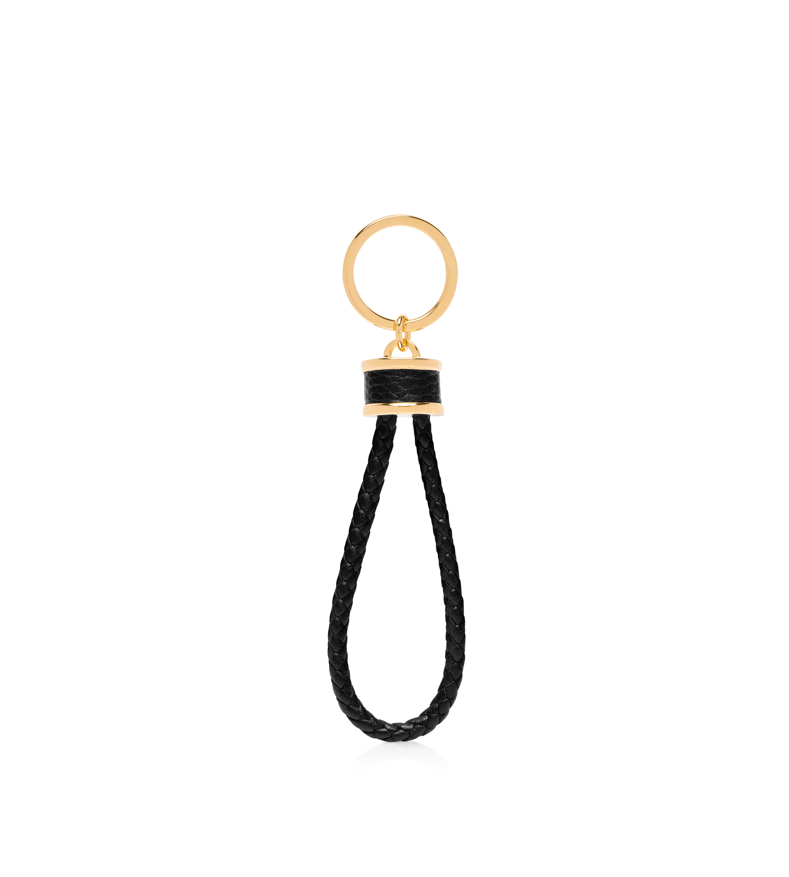 GRAIN LEATHER T LOOP KEYRING - 2