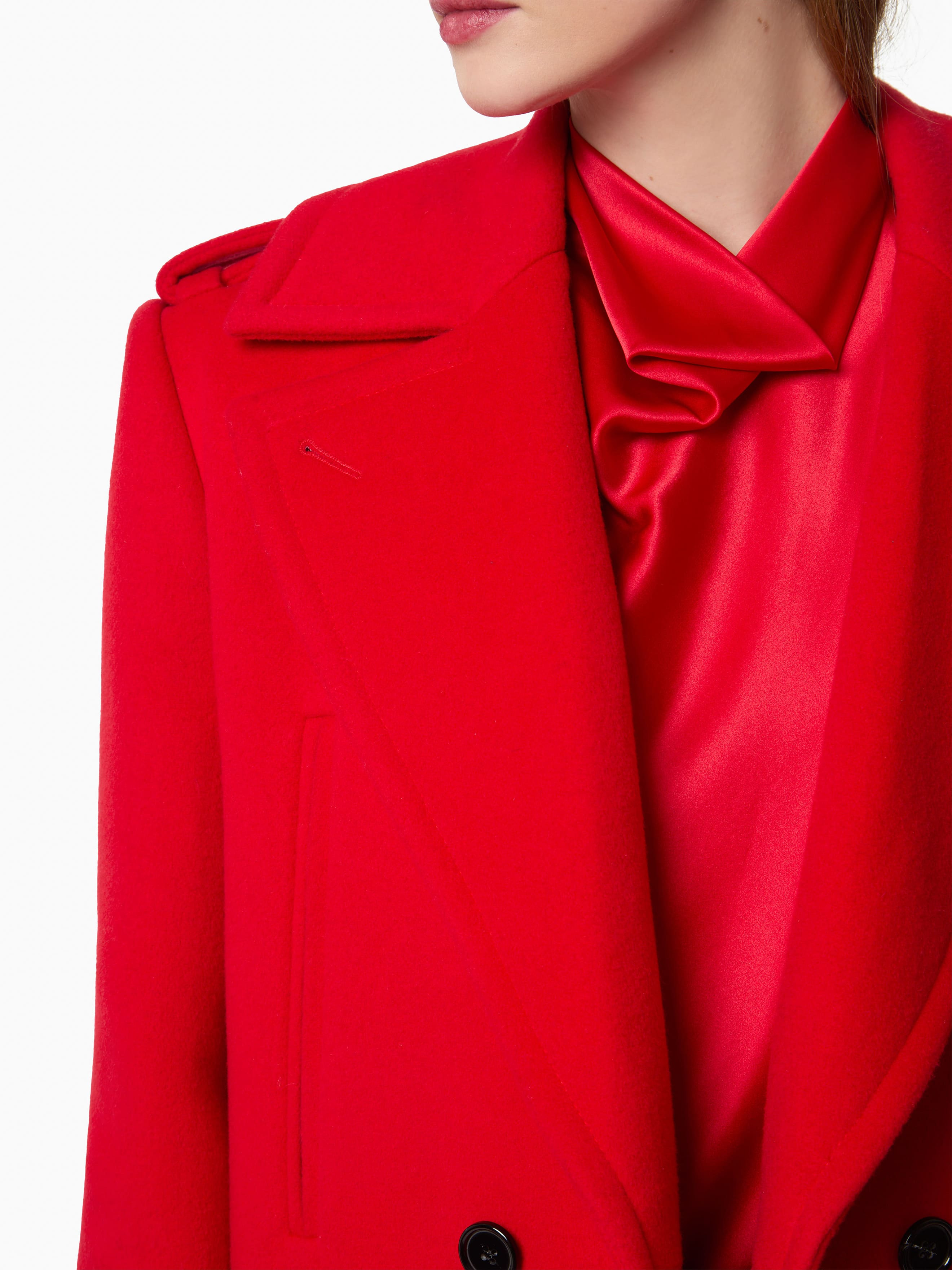 Cashmere And Wool Peacoat - 3