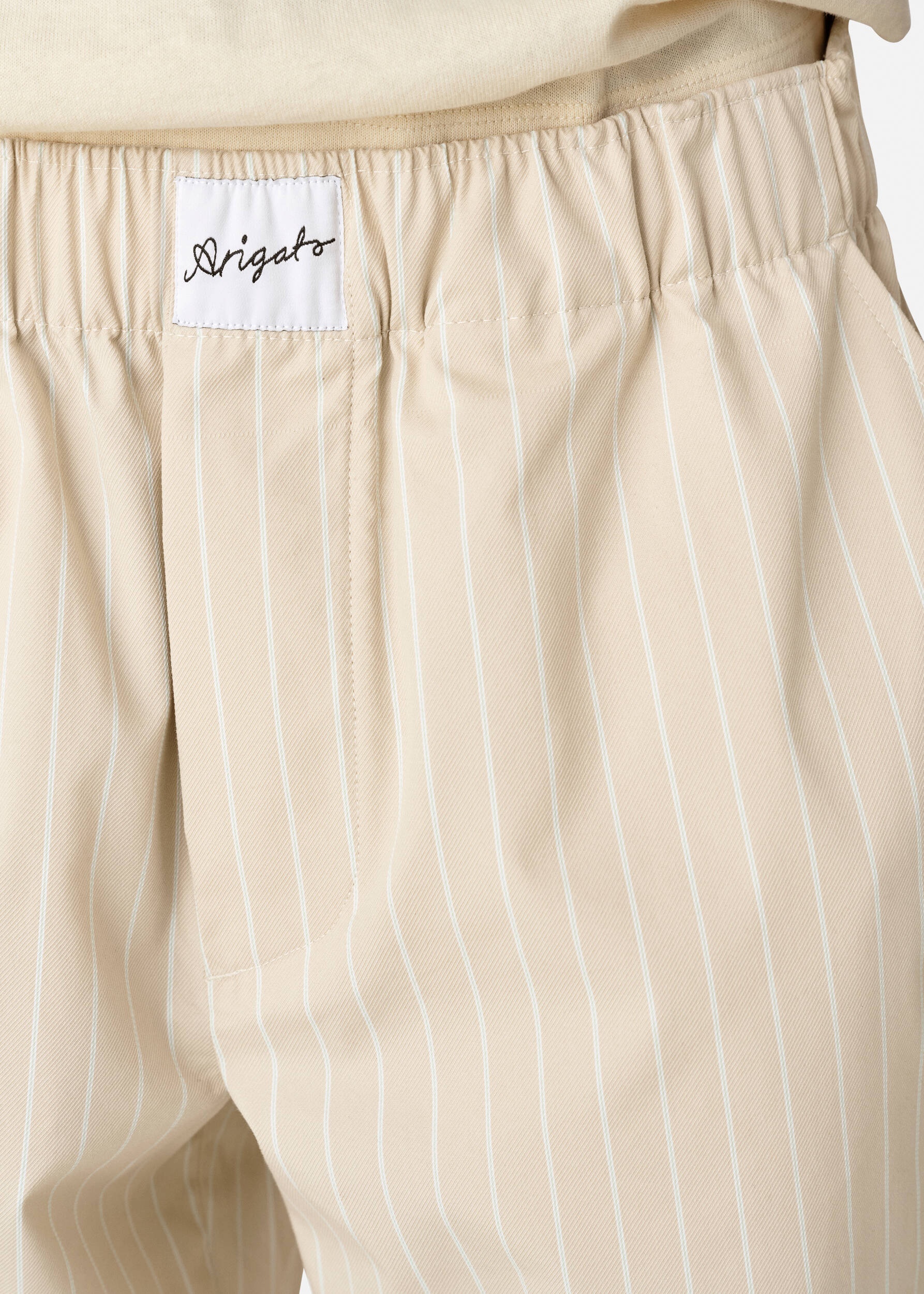 Striped Cotton Trousers - 6