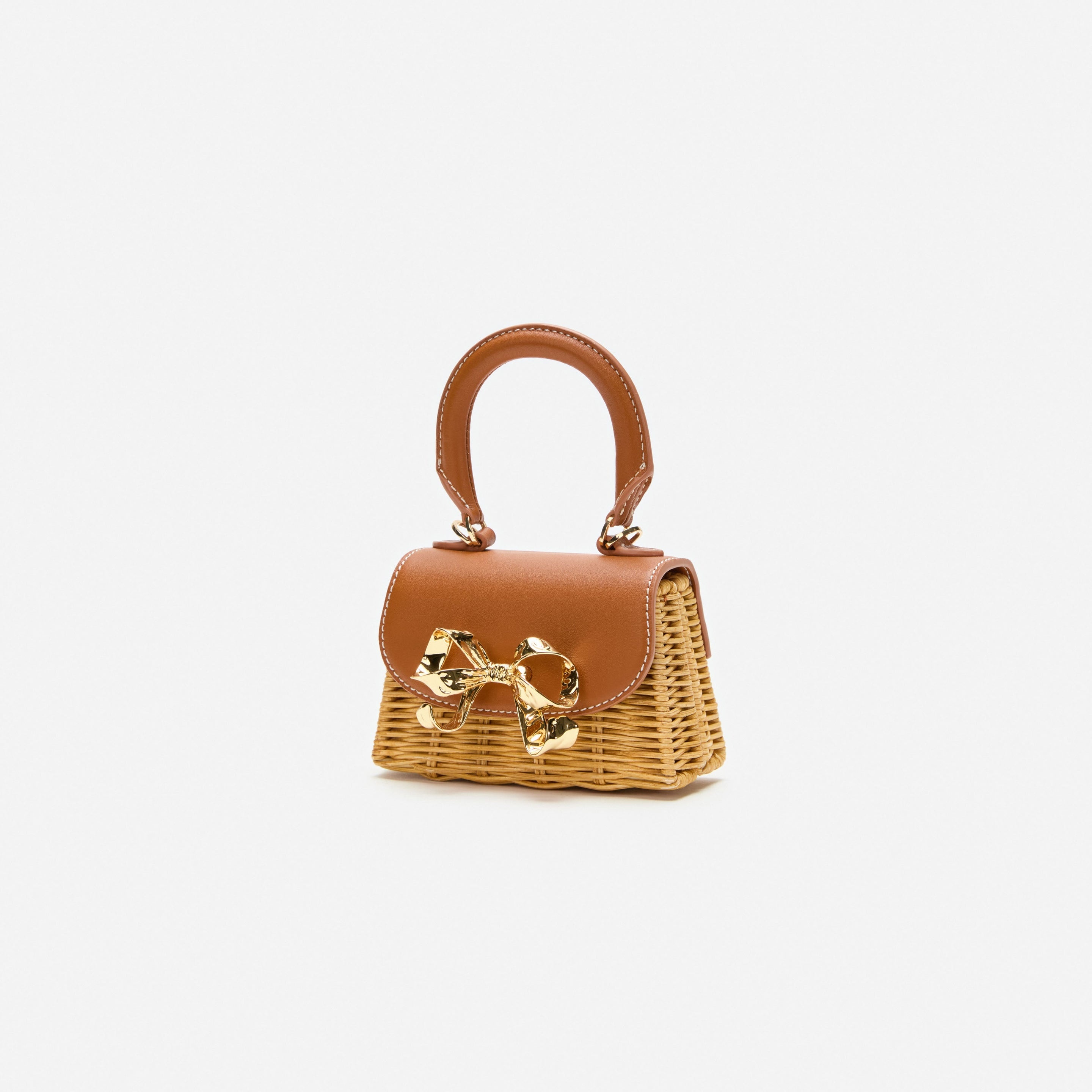 Rattan Micro Bow Bag - 2