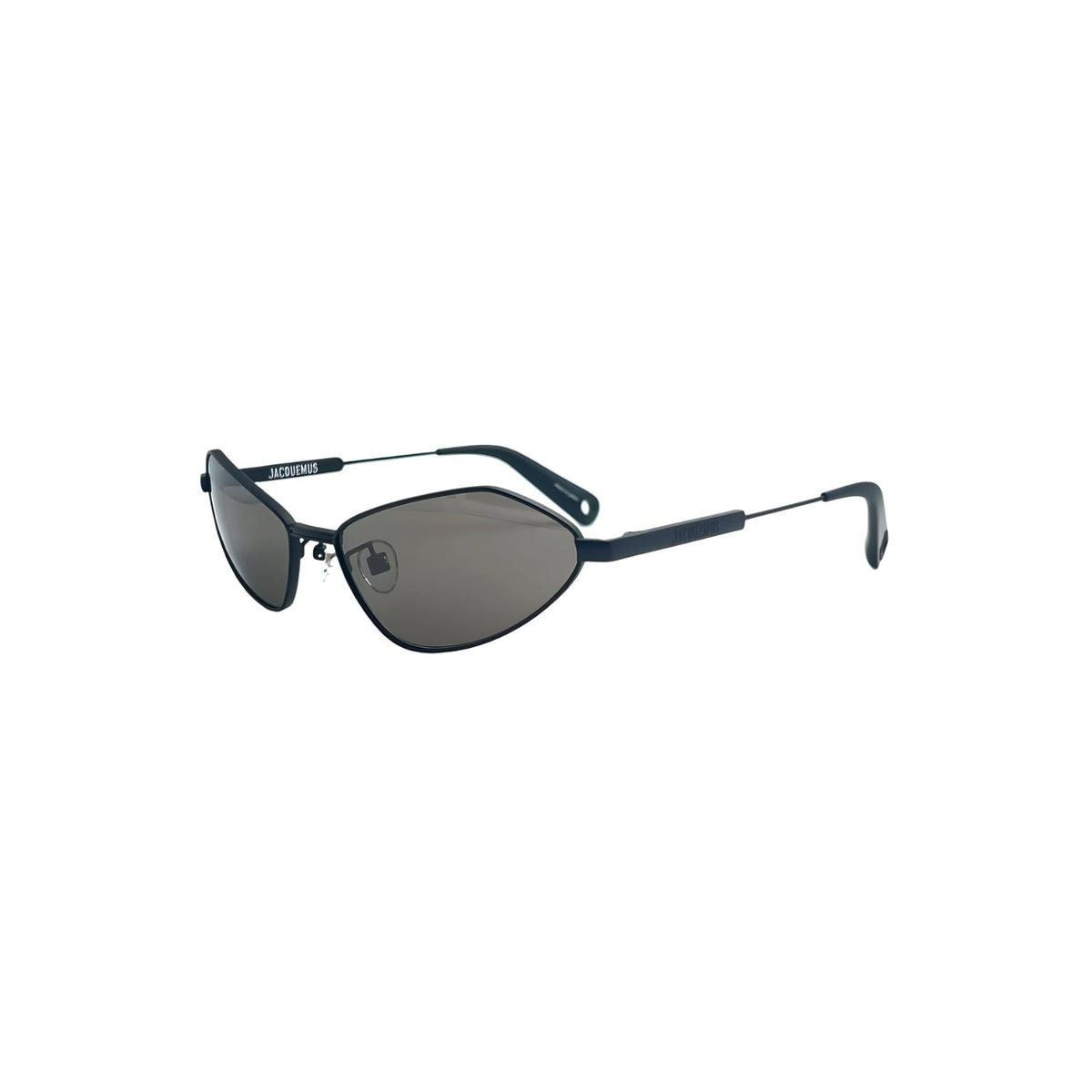 X LINDA FARROW BAMBINO METAL SUNGLASSES (MATT BLACK/GREY) - 2
