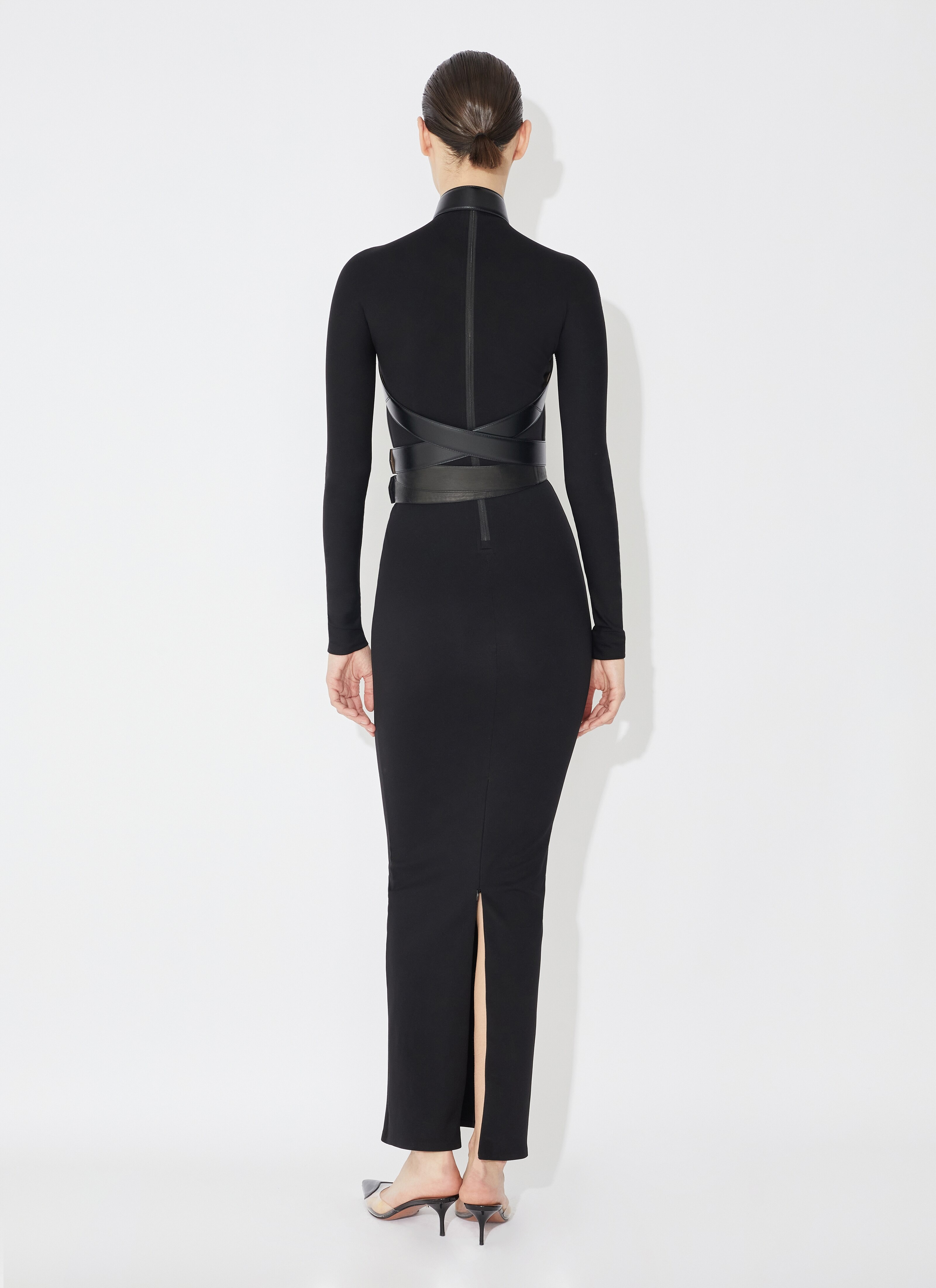 SCULPTING JERSEY DRESS - 3