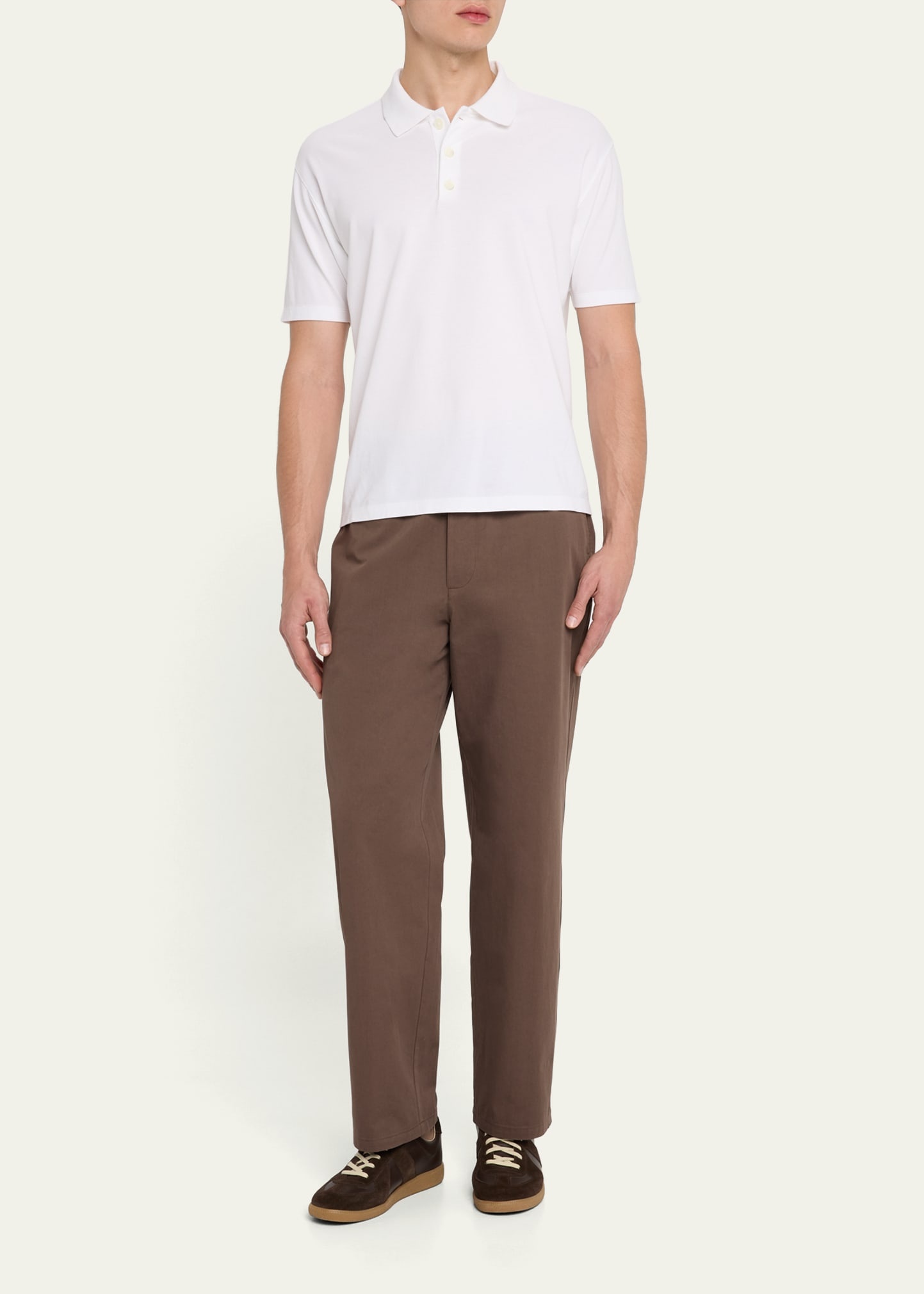 Men's Relaxed Cotton Trousers - 2