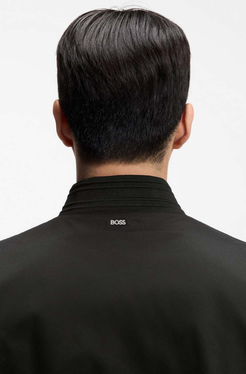 WATER-REPELLENT JACKET WITH DOUBLE B MONOGRAM PATCH 6