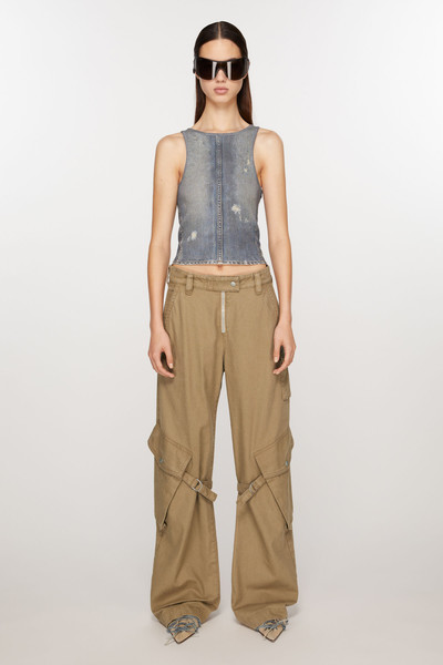 Acne Studios Cargo trousers - Cold beige outlook