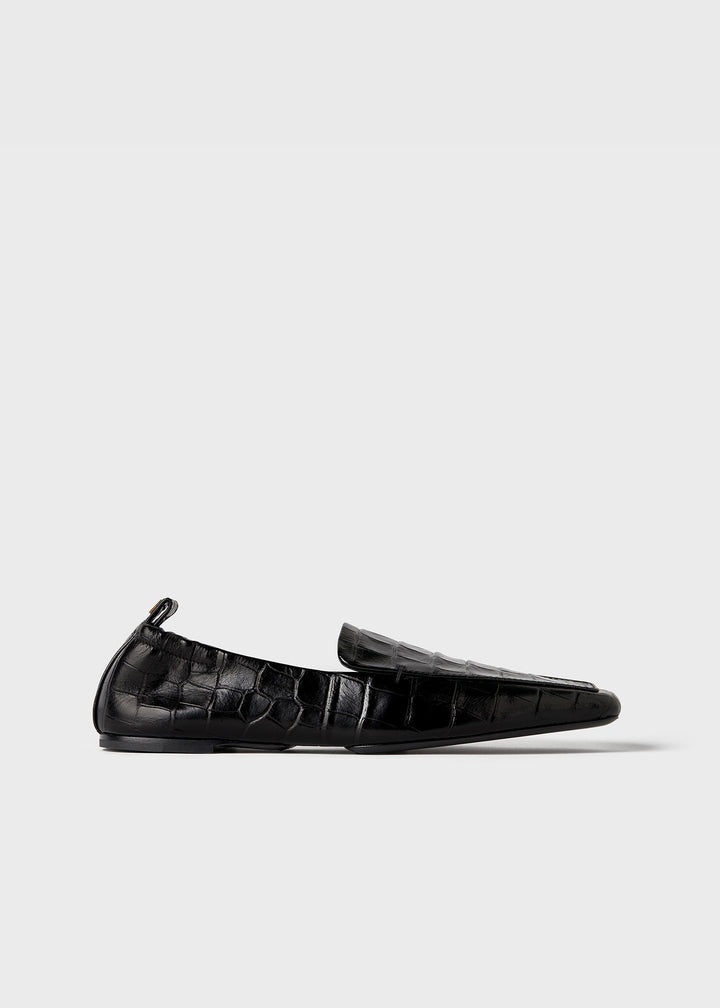 The Travel Loafer black croco - 1