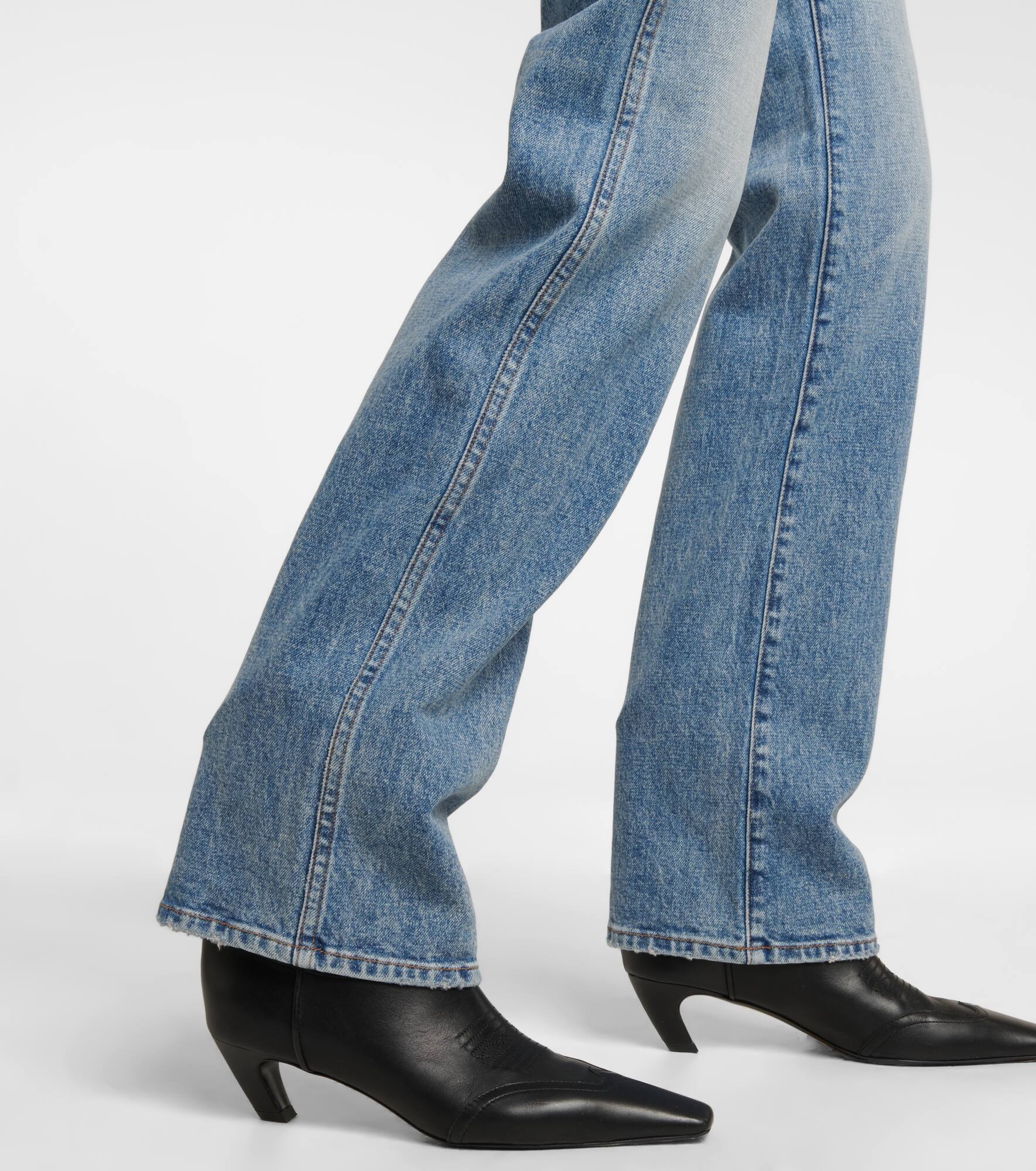 Danielle high-rise straight jeans - 5