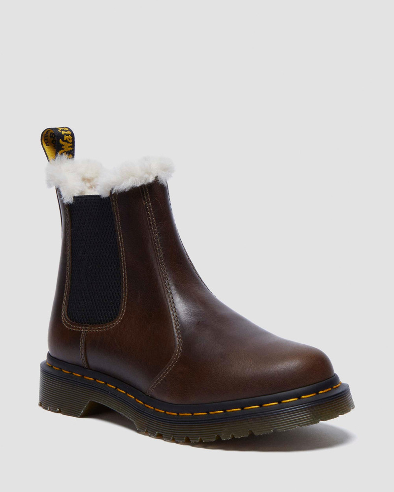 2976 Women's Faux Fur Lined Chelsea Boots 5